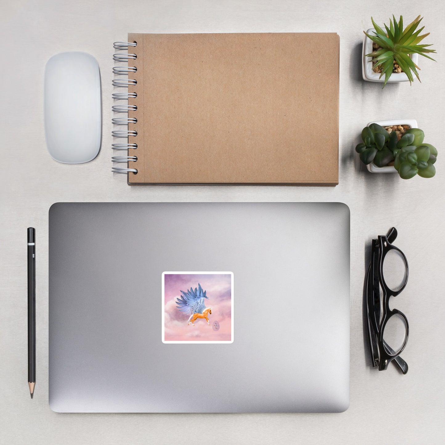 Pegasus pink sticker