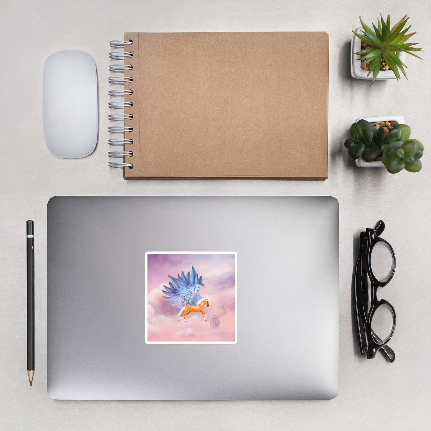 Pegasus pink sticker