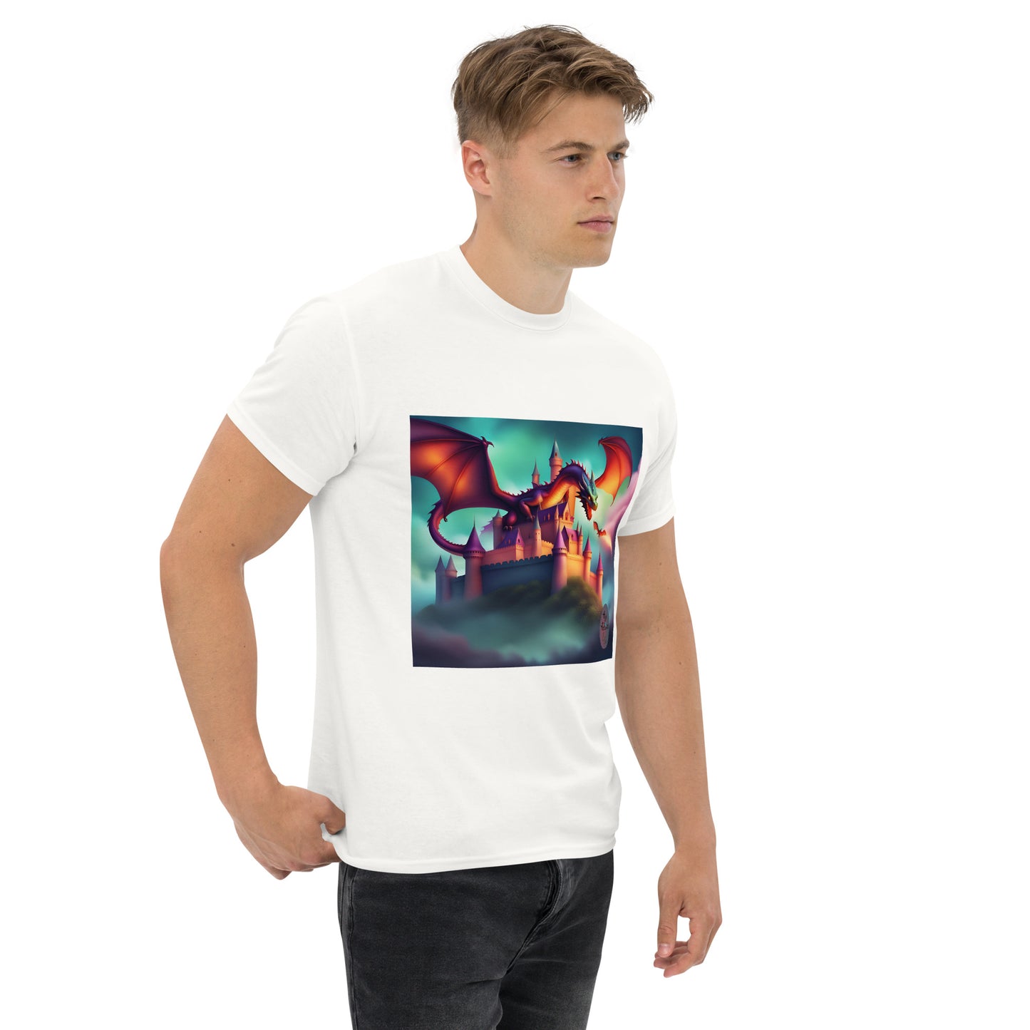 Dragon blue-red t-shirt