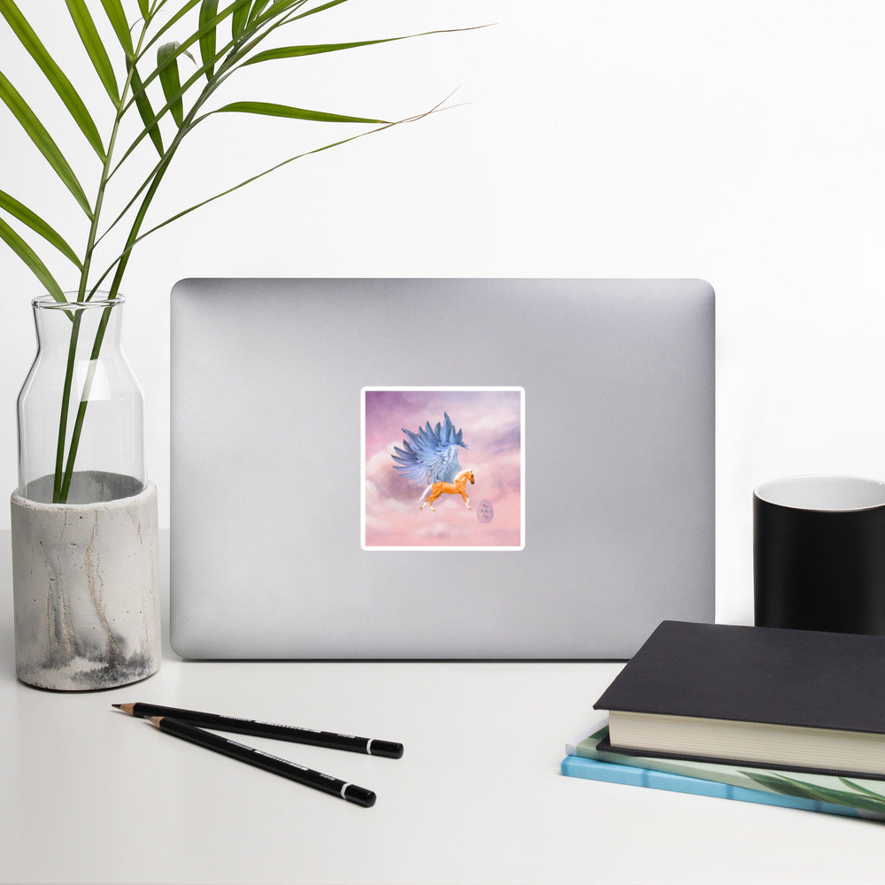 Pegasus pink sticker