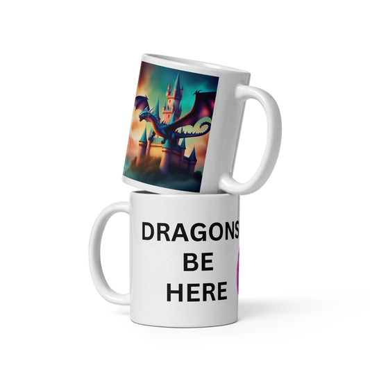 Dragon purple mug